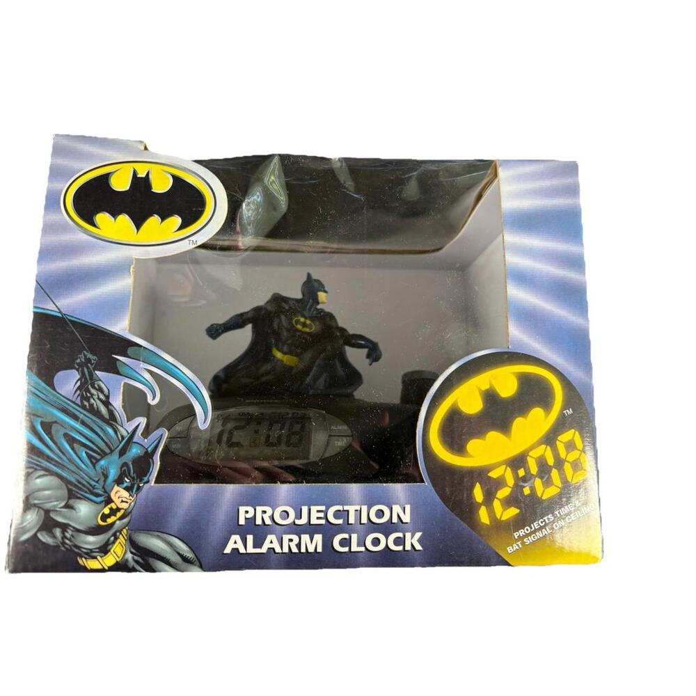 Batman Projection Alarm Clock New In Box